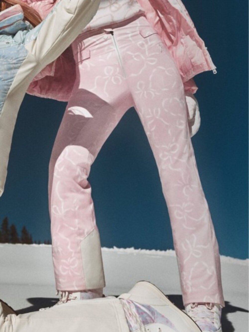 BOGNER FIRE+ICE x LoveShackFancy Borja4-T Ski Pants, Color Fresh Powder, Size 10